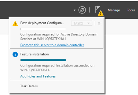 Promote to domain controller